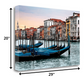 HomeRoots 29" Venice Italy Sunset View 2 Giclee Wrap Canvas Wall