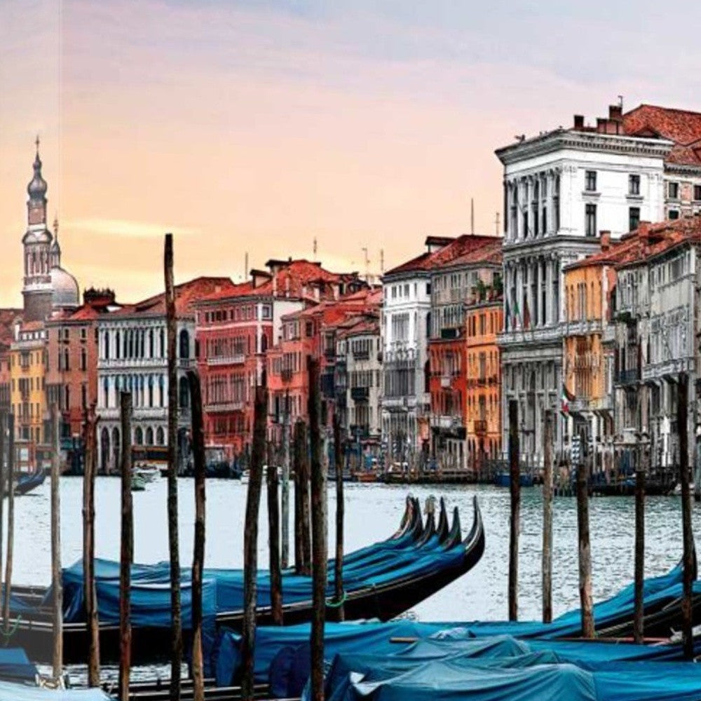 HomeRoots 29" Venice Italy Sunset View 2 Giclee Wrap Canvas Wall