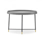 HomeRoots 29.5" x 16" x 21" Black Metal Side Table