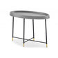 HomeRoots 29.5" x 16" x 21" Black Metal Side Table