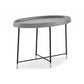 HomeRoots 29.5" x 16" x 21" Black Metal Side Table