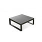 HomeRoots 29.5 x 29.5 x 12 Gray Aluminum Coffee Table