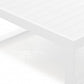 HomeRoots 29.5 x 29.5 x 12 White Aluminum Coffee Table