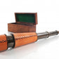 HomeRoots 2.25" x 16" x 2.25" Handheld Telescope in Wood Box