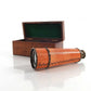 HomeRoots 2.25" x 16" x 2.25" Handheld Telescope in Wood Box
