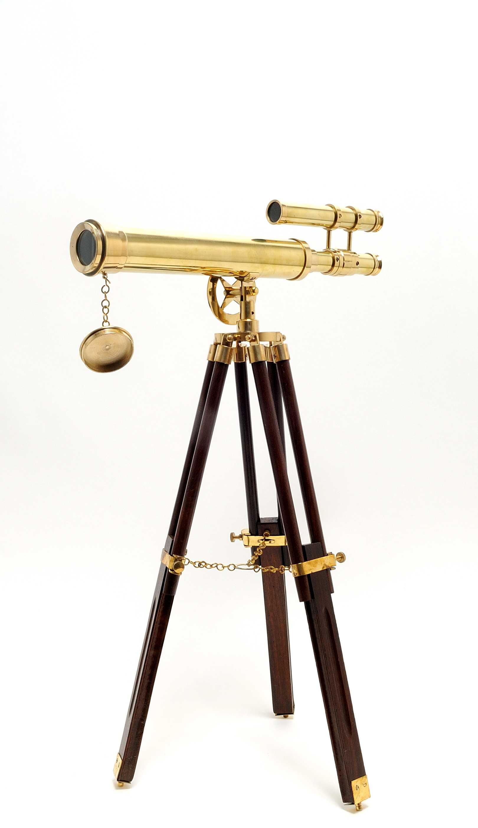 HomeRoots 2.25" x 17.5" x 26" Telescope with Stand