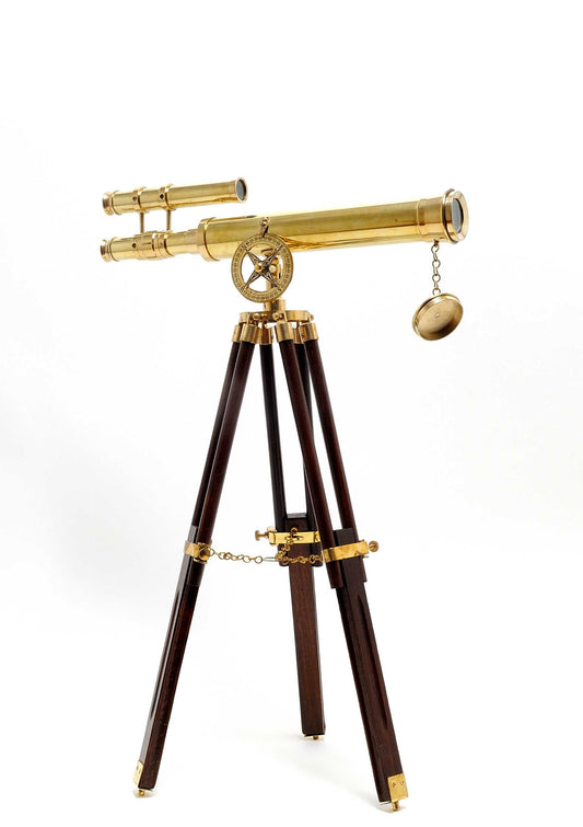 HomeRoots 2.25" x 17.5" x 26" Telescope with Stand
