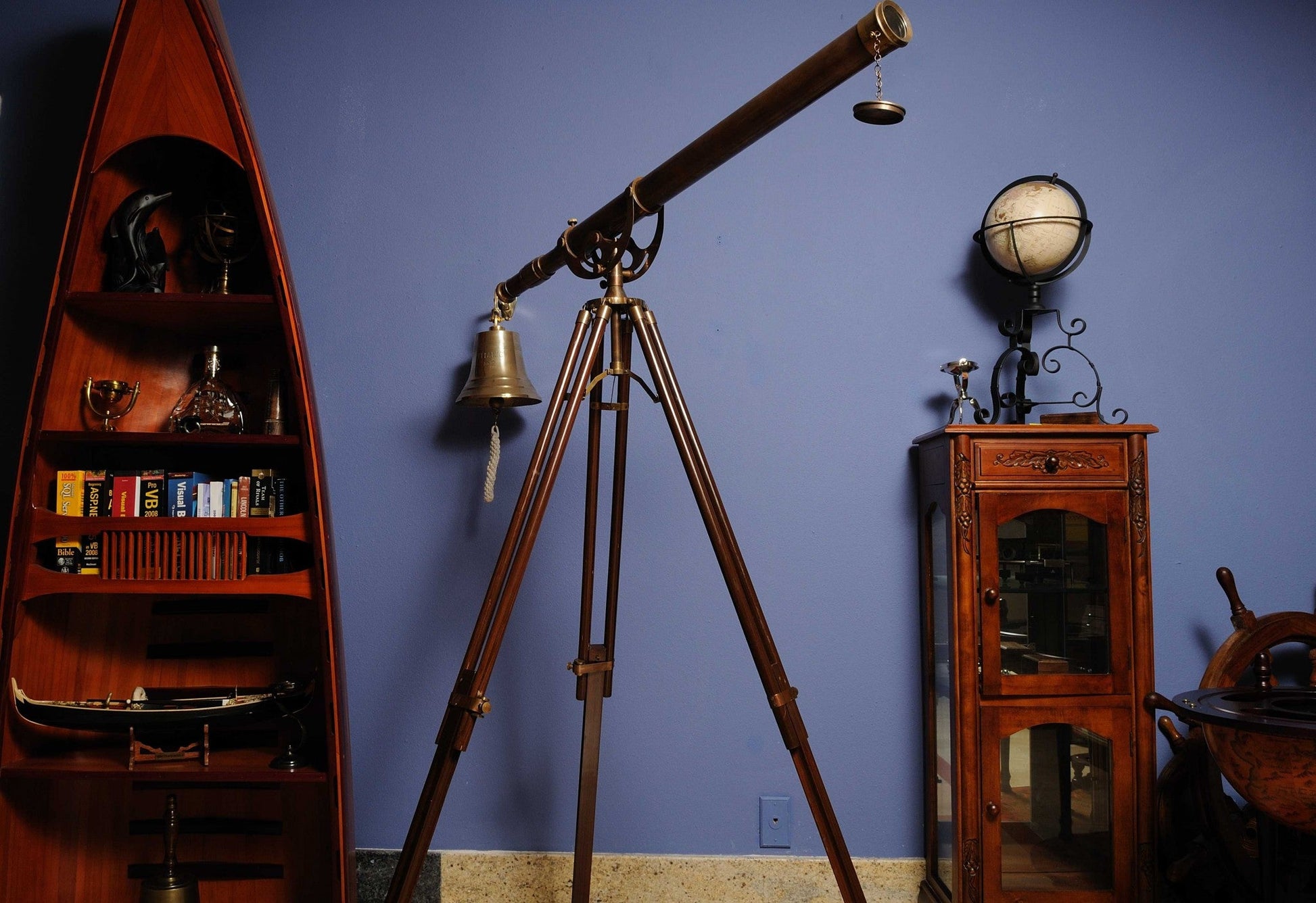 HomeRoots 2.6" x 40" x 58" Telescope with Stand