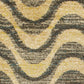 HomeRoots 2.7' x 4.11' Polypropylene Area Rug With Grey and Sand Finish