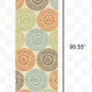 HomeRoots 2’x8’ Beige and Blue Medallion Indoor Outdoor Runner Rug