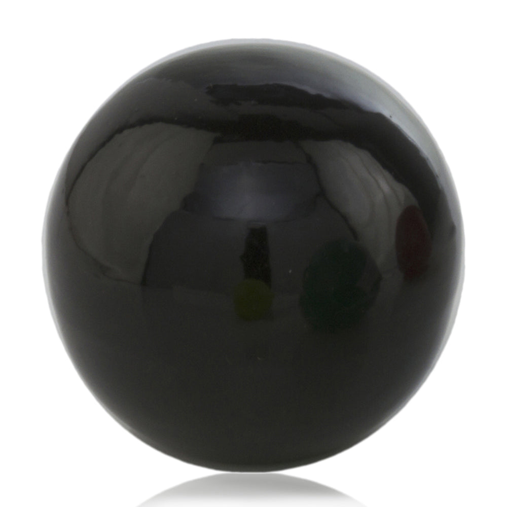 HomeRoots 3' Black Enameled Aluminum Decorative Sphere