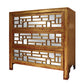 HomeRoots 3-Drawer Vintage Wooden Cabinet in Gold Finish