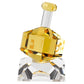 HomeRoots 3 Mouth Blown Amber Dreidel On Crystal Stand