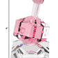 HomeRoots 3 Mouth Blown Pink Dreidel On Crystal Stand