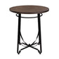 HomeRoots 3-Piece Bar Set In Walnut And Black