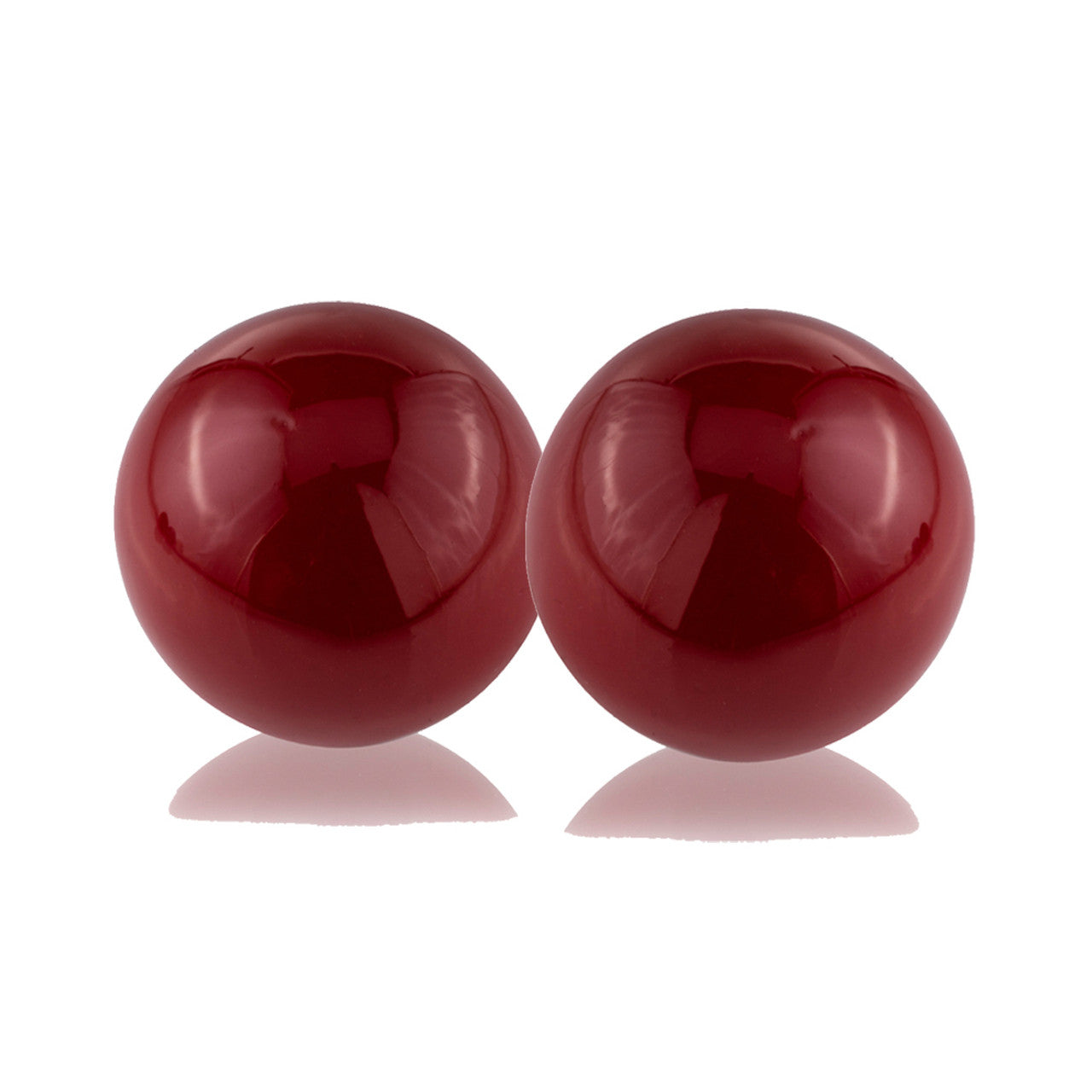 HomeRoots 3' Red Poppy Enameled Aluminum Decorative Sphere