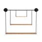 HomeRoots 3 Tier Nested Black Metal and Wood Shelf