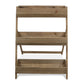HomeRoots 3 Tier Wooden Shelves Storage Plant Stand