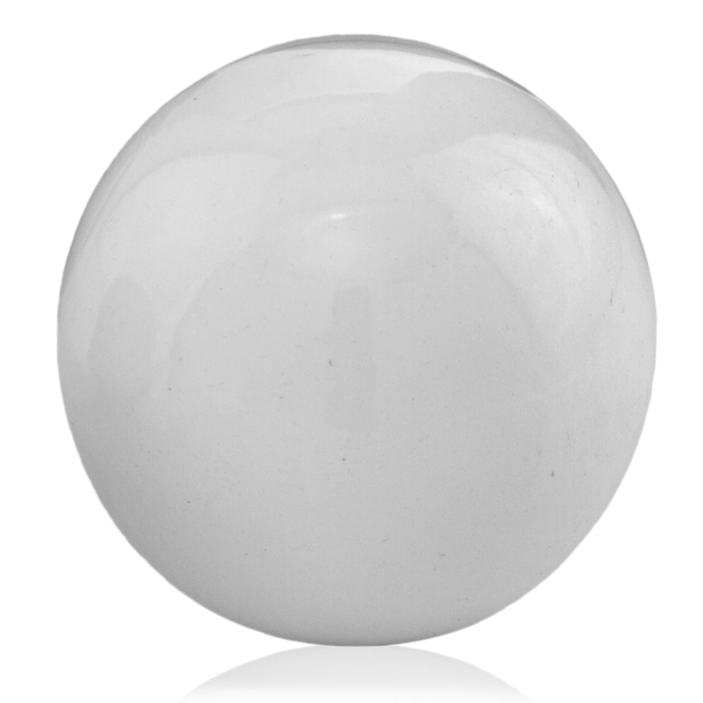 HomeRoots 3' White Enameled Aluminum Decorative Sphere