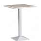 HomeRoots 3 Piece Modern White and Gray Outdoor Bar Set