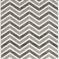 HomeRoots 3' x 10' Gray Distressed Chevron Runner Rug