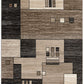 HomeRoots 3' x 20' Beige and Brown Geometric Runner Rug