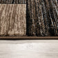 HomeRoots 3' x 20' Beige and Brown Geometric Runner Rug