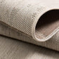 HomeRoots 3' x 20' Ivory Transitional Striped Runner Rug