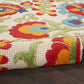 HomeRoots 3’ x 4’ Mediterra Indoor Outdoor Area Rug