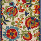 HomeRoots 3’ x 4’ Mediterra Indoor Outdoor Area Rug