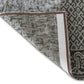 HomeRoots 3' x 5' Black White and Grey Patchwork Design Area Rug