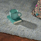 HomeRoots 3' x 5' Blue Heather Plain Area Rug
