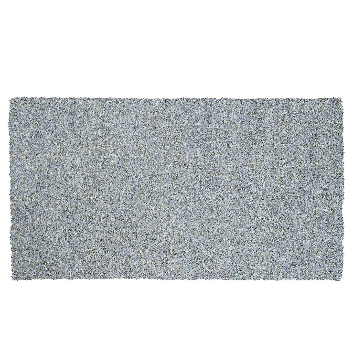 HomeRoots 3' x 5' Blue Heather Plain Area Rug