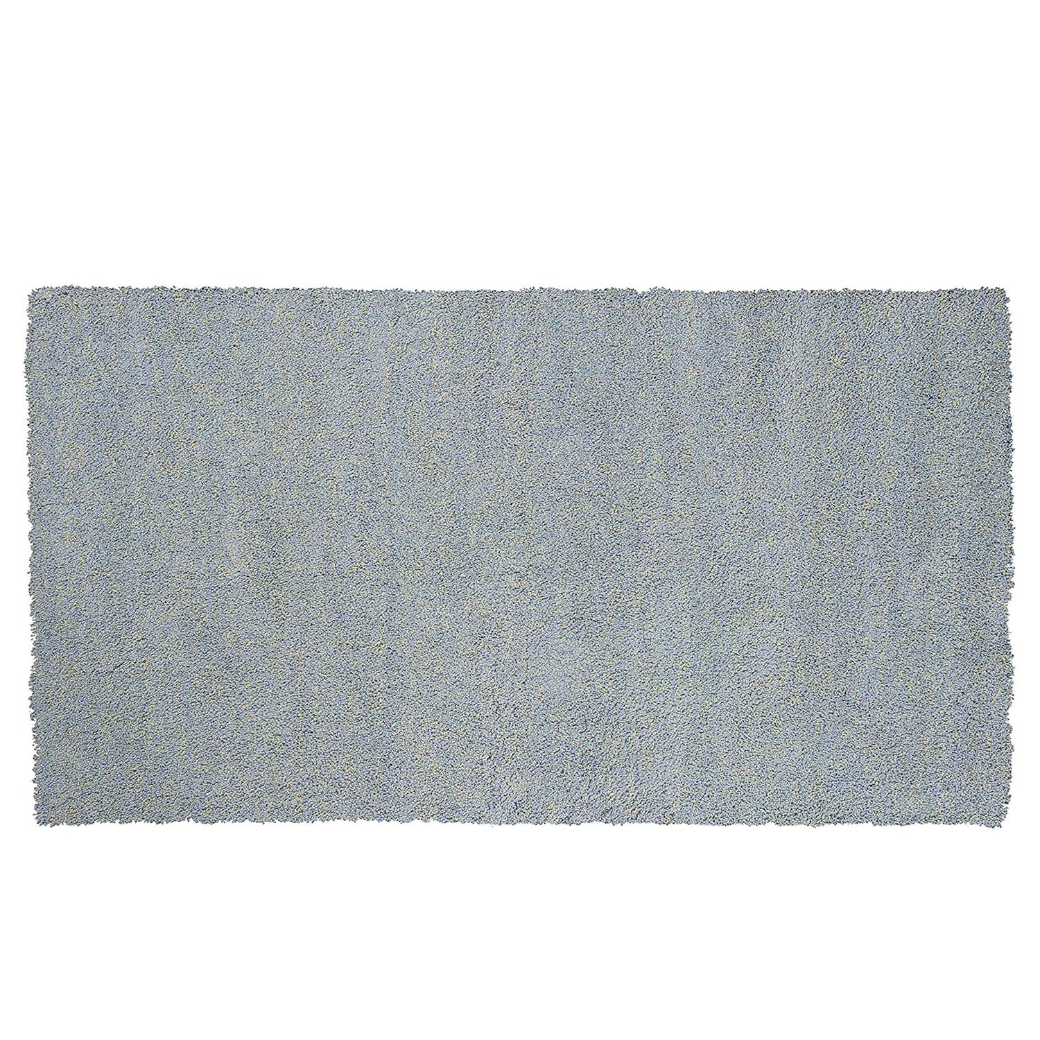 HomeRoots 3' x 5' Blue Heather Plain Area Rug