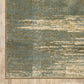 HomeRoots 3' x 5' Blue and Brown Distressed Area Rug