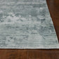 HomeRoots 3' x 5' Dew Grey Hand Loomed Abstract Brushstroke Indoor Area Rug