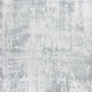 HomeRoots 3' x 5' Dew Grey Hand Loomed Abstract Brushstroke Indoor Area Rug