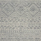 HomeRoots 3' x 5' Gray Geometric Pattern Area Rug