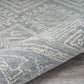 HomeRoots 3' x 5' Gray Geometric Pattern Area Rug