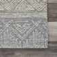 HomeRoots 3' x 5' Gray Geometric Pattern Area Rug