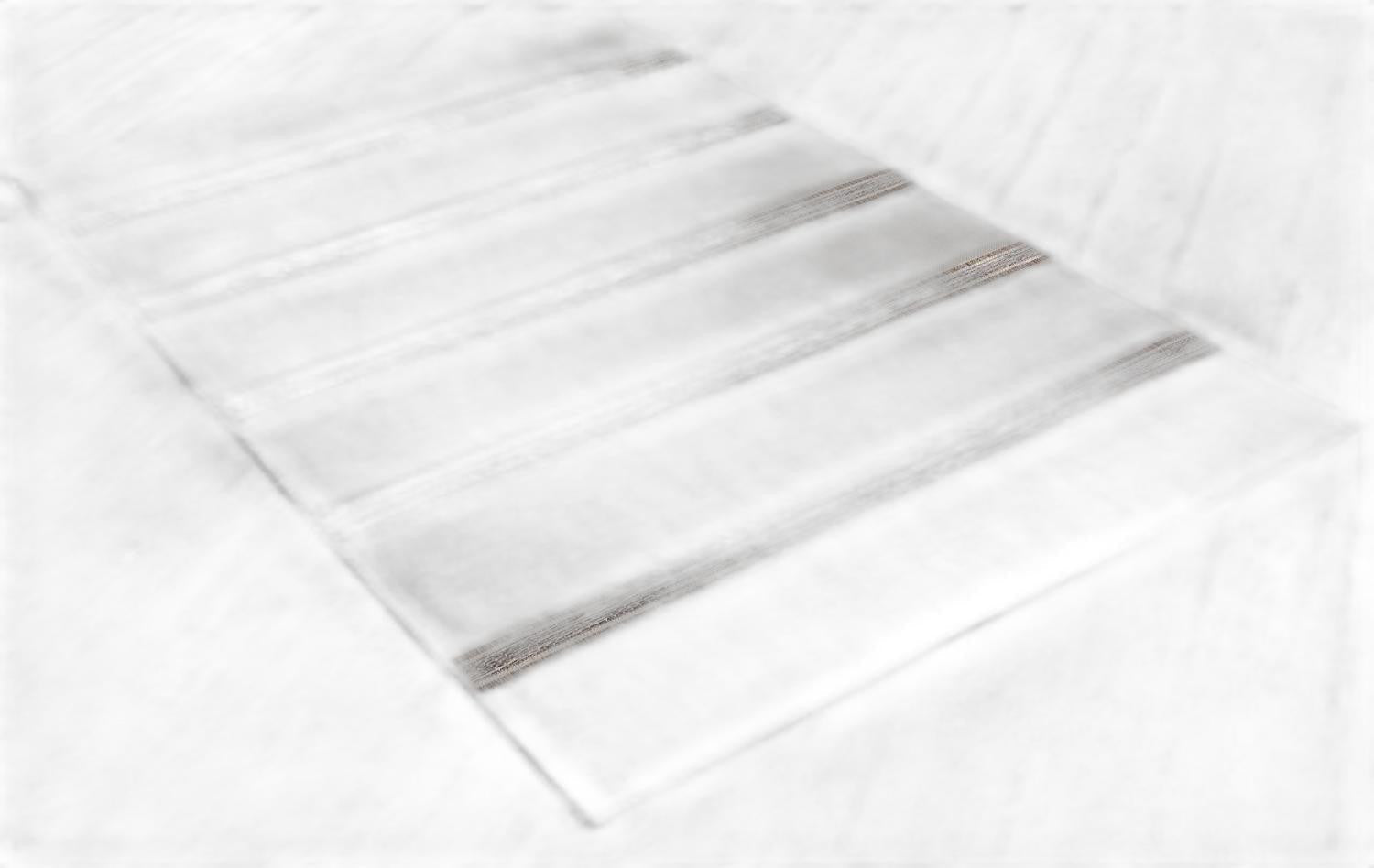 HomeRoots 3' x 5' Ivory Transitional Striped Area Rug