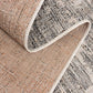 HomeRoots 3' x 5' Ivory and Gray Modern Weathered Area Rug