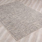 HomeRoots 3' x 5' Ivory and Gray Modern Weathered Area Rug