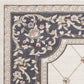 HomeRoots 3' x 5' Ivory or Grey Polypropylene Area Rug