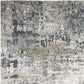 HomeRoots 3' x 5' Ivory or Teal Abstract Area Rug