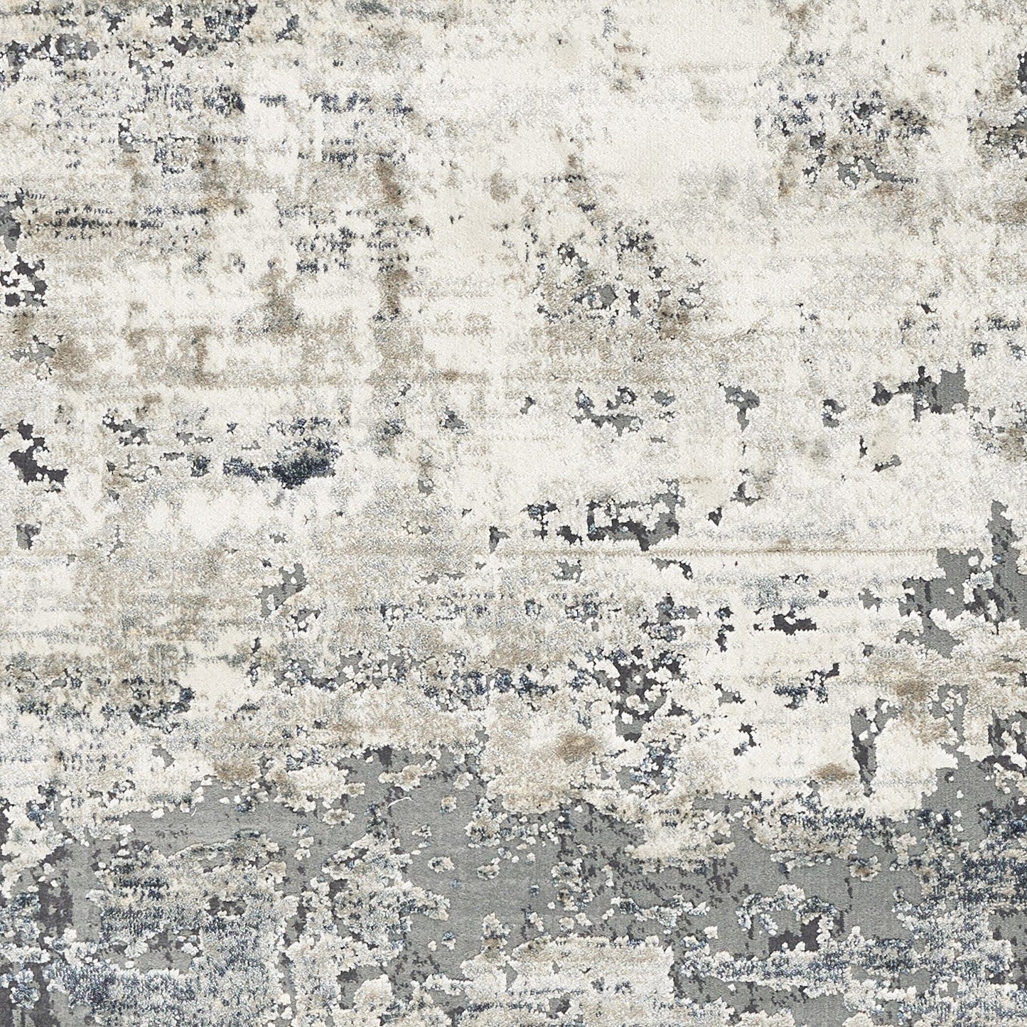 HomeRoots 3' x 5' Ivory or Teal Abstract Area Rug