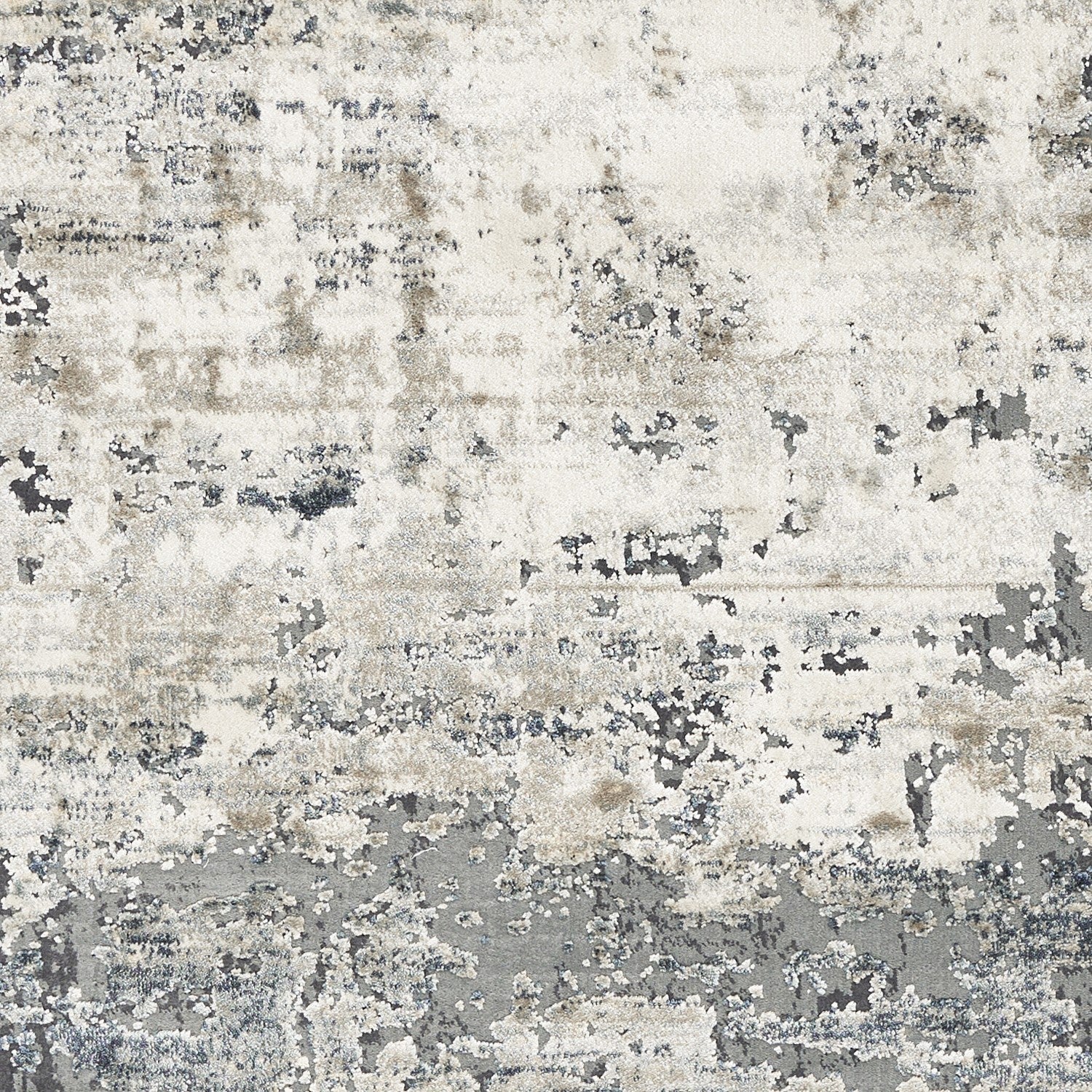 HomeRoots 3' x 5' Ivory or Teal Abstract Area Rug