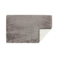 HomeRoots 3' x 5' Luxe Faux Rabbit Fur Rectangular Rug in Grey Finish
