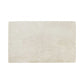 HomeRoots 3" x 5" Luxe Faux Rabbit Fur Rectangular Rug in Ivory Finish