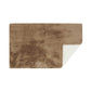 HomeRoots 3" x 5" Luxe Faux Rabbit Fur Rectangular Rug in Taupe Finish